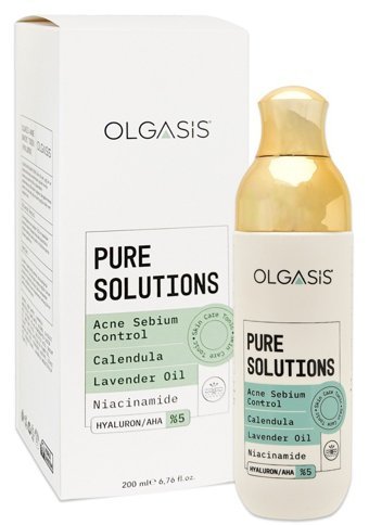 Olgasis Pure Yağlı ve Karma Ciltler İçin Gözenek Sıkılaştırıcı Yüz Temizleyici Jel Tonik 200 ml