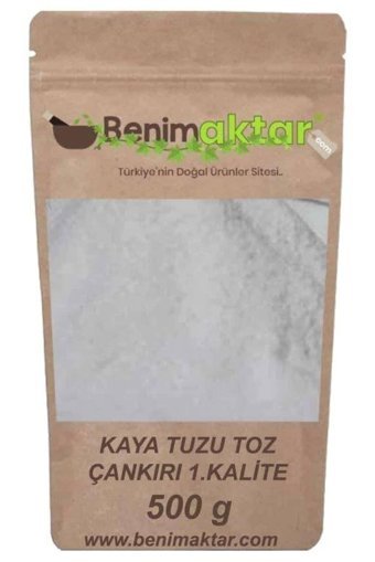 BenimAktar İyotlu Toz Kaya Tuzu Paket 500 gr