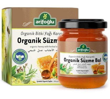 Arifoğlu Organik Süzme Balı 250 gr