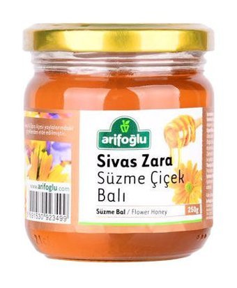 Arifoğlu Sivas Zara Süzme Çiçek Balı 250 gr