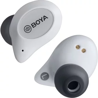 Boya By-Ap1 Kulak İçi Kablosuz Bluetooth Kulaklık Beyaz