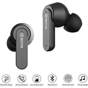 Boya By-Ap4 Kulak İçi Kablosuz Bluetooth Kulaklık Siyah