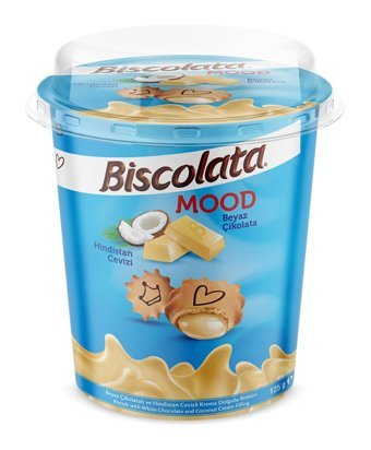 Biscolata Mood Hindistan Cevizli Bisküvi 6x125 gr