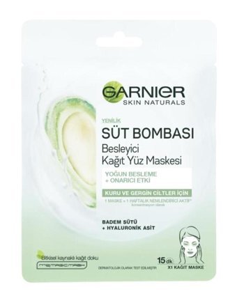 Garnier Badem Sütü Kağıt Yüz Maskesi