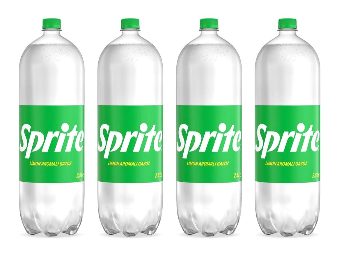 Sprite Pet Gazoz 4 Adet 2.5 lt