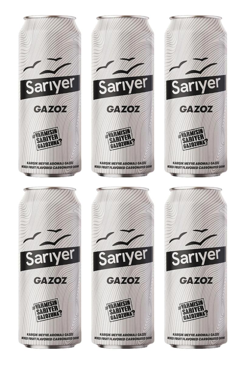 Sarıyer Kutu Gazoz 6 Adet 330 ml