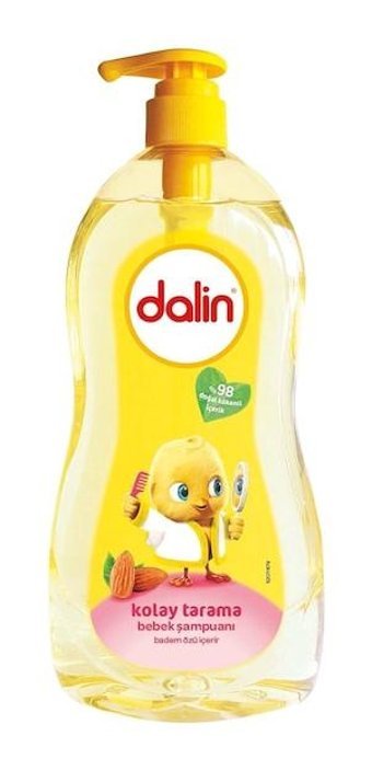 Dalin Kolay Tarama Göz Yakmayan Hipoalerjenik Tüm Ciltler İçin Badem Özlü Bebek Şampuanı 400 ml