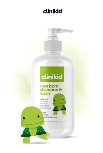 Clinikid Yenidoğan Hassas Ciltler İçin Aynısefalı Bebek Şampuanı 250 ml