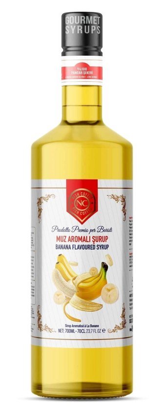 Nish Kahve Muz Aromalı Kahve Şurubu 700 ml