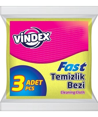 Vindex Fast 3'lü Temizlik Bezi