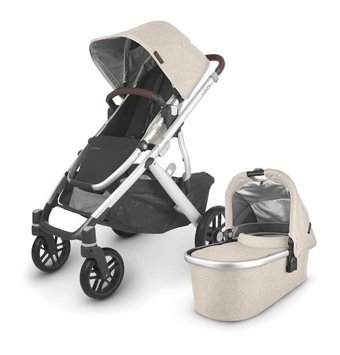 Uppababy Vista V2 Çift Yönlü Katlanabilir 360 Derece Dönen Tam Yatar Bebek Arabası Krem