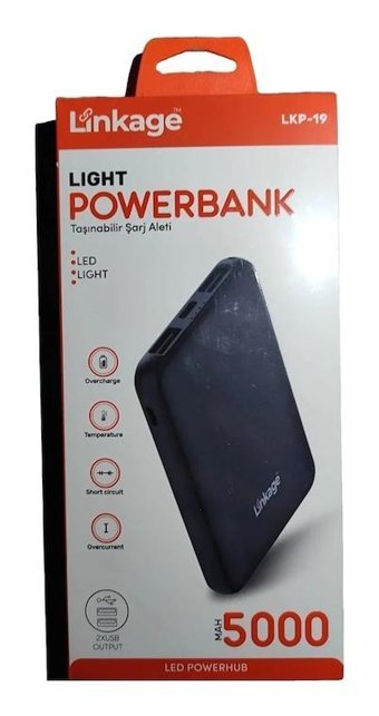 Linkage Lkp-19 5000 mAh Powerbank Siyah