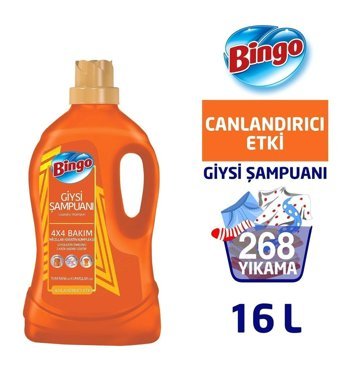 Bingo Canlandırıcı Tüm Renkler İçin 268 Yıkama Sıvı Deterjan 4x4 t