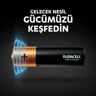 Duracell Optimum LR6 1.5 V Alkalin AA / Kalem Pil 4'lü