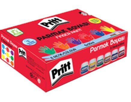 Pritt Çok Renkli 6x180 ml Guaj Boya Seti