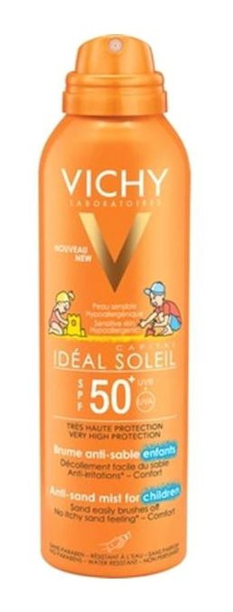 Vichy Ideal Soleil 50 Faktör Hassas Ciltler İçin Yağsız Suya Dayanıklı Parabensiz Bebek Yüz ve Vücut Güneş Kremi 200 ml