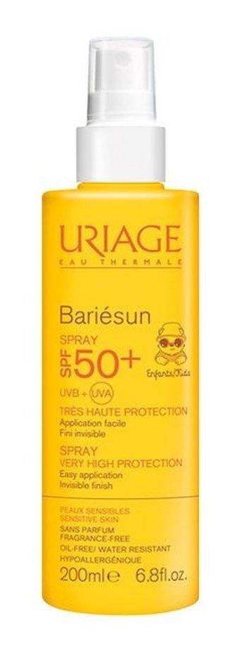 Uriage Bariesun 50 Faktör Hassas Ciltler İçin Yağsız Bebek Yüz ve Vücut Güneş Kremi 200 ml