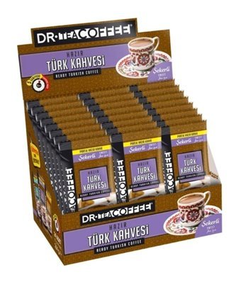 Dr. Tea Coffee Sade Orta Kavrulmuş Türk Kahvesi 24x11 gr