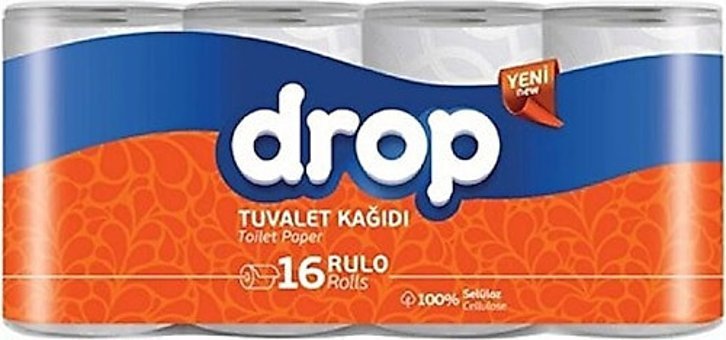 Drop 2 Katlı 16'lı Rulo Tuvalet Kağıdı