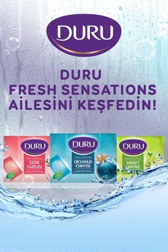 Duru Fresh Sensations Çiçek Tazeliği Katı Sabun 4x600 gr