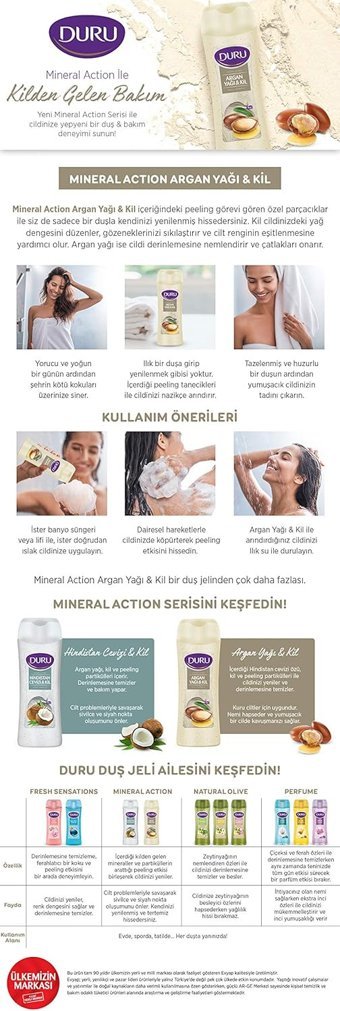 Duru Gül Micellar Duş Jeli 450 ml