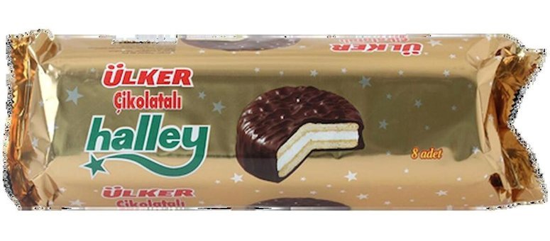 Ülker Halley Çikolatalı Bisküvi 8x24 gr