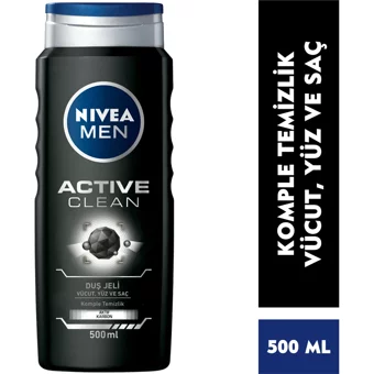 Nivea Aktif Karbonlu Duş Jeli 2x500 ml