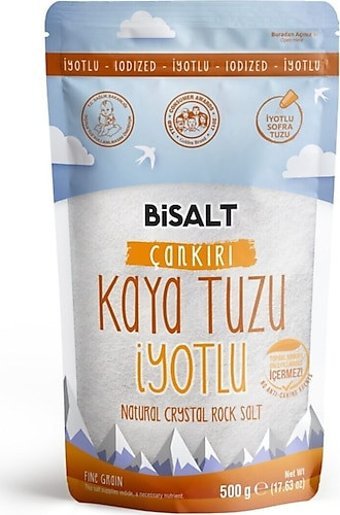 Solara İyotlu Kaya Tuzu Paket 500 gr