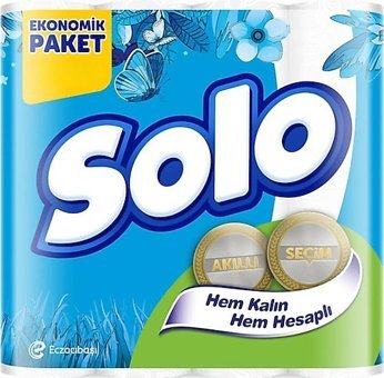 Solo 2 Katlı 128'li Rulo Tuvalet Kağıdı