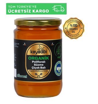 Kayadibi Organik Süzme Çiçek Balı 850 gr