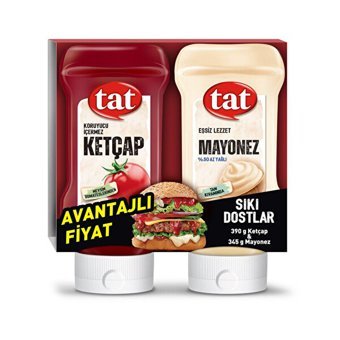 Tat Sıkı Dostlar Acısız Ketçap 390 gr + Mayonez 345 gr