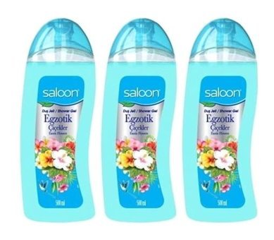 Saloon Egzotik Çiçek Duş Jeli 3x500 ml