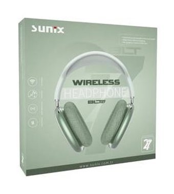 Sunix Blt-27 Kulak Üstü Kablosuz Bluetooth Kulaklık Yeşil