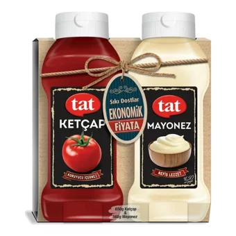 Tat Sıkı Dostlar Acısız Ketçap 650 gr + Mayonez 560 gr