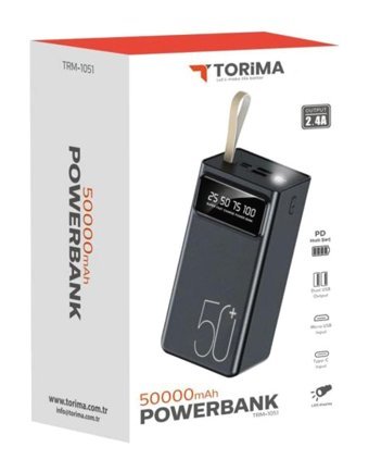 Torima 50000 mAh Powerbank Siyah