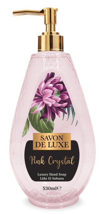 Savon De Luxe Crystal Line Luxury Pink Crystal Nemlendiricili Sıvı Sabun 2 x 530 ml 2'li