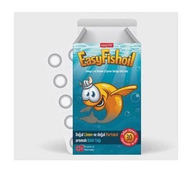 Easy Fishoil‎ Easyvit Aromalı Çocuk Vitamin 30 Tablet