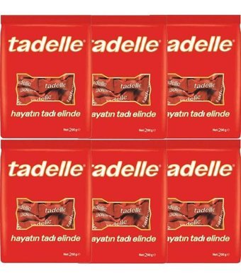 Tadelle Fındıklı Sütlü Çikolata 200 gr 6 Adet