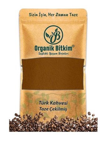 Organik Bitkim Sade Orta Kavrulmuş Türk Kahvesi 250 gr