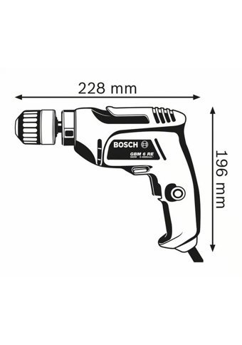 Bosch Professional GBM 6 RE 350 W Darbesiz Elektrikli Matkap