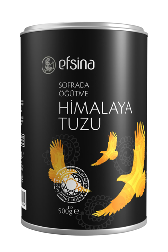 Efsina İyotlu Kristal Himalaya Tuzu Değirmen 500 gr