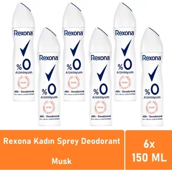 Rexona Musk Sprey Kadın Deodorant 6x150 ml