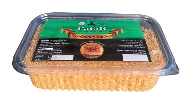 Patar Fırınlanmış Muhallebilik Tel Kadayıf 200 gr