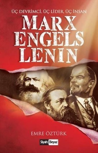 Marx - Engels - Lenin Emre Öztürk Siyah-Beyaz