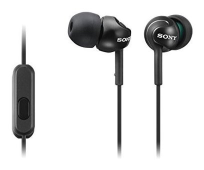 Sony MDR EX110AP Silikonlu Mikrofonlu 3.5 mm Jak Kablolu Kulaklık Siyah