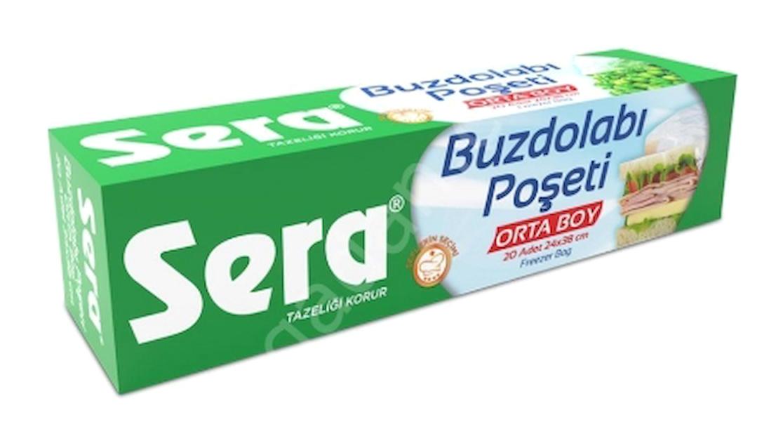 Sera Orta Buzdolabı Poşeti 12x20'li