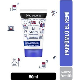 Neutrogena Norveç Formulü Gliserinli Kuru Ciltler Organik Vegan Parfümlü El Kremi 50 ml