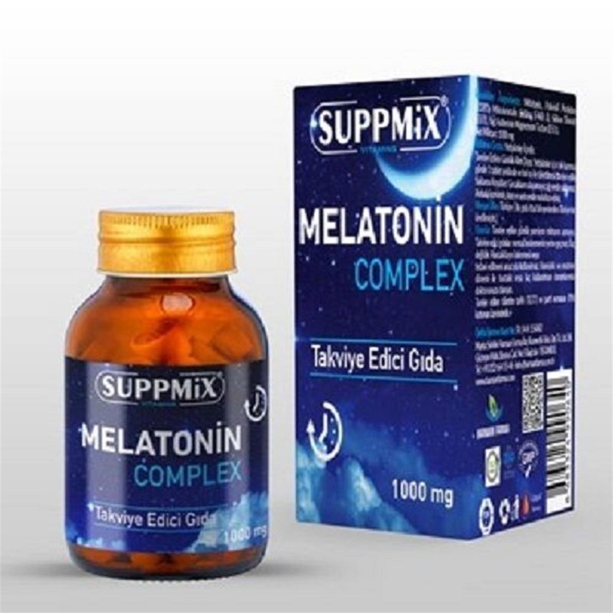 Suppmix Melatonin Complex Yetişkin Vitamin 60 Adet Tablet