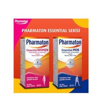 Pharmaton Essential Men & Women Yetişkin Vitamin 30 Adet Tablet