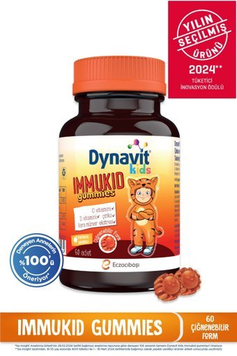 Dynavit Portakal Çocuk Vitamin 60 Adet Tablet